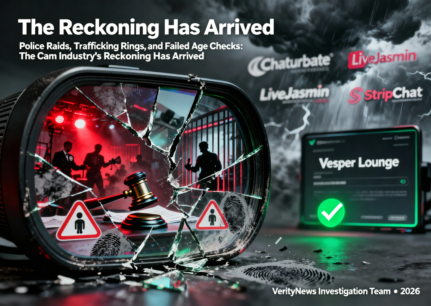 Police Raids, Trafficking Rings, and Failed Age Checks: The Cam Industry's Reckoning Has Arrived